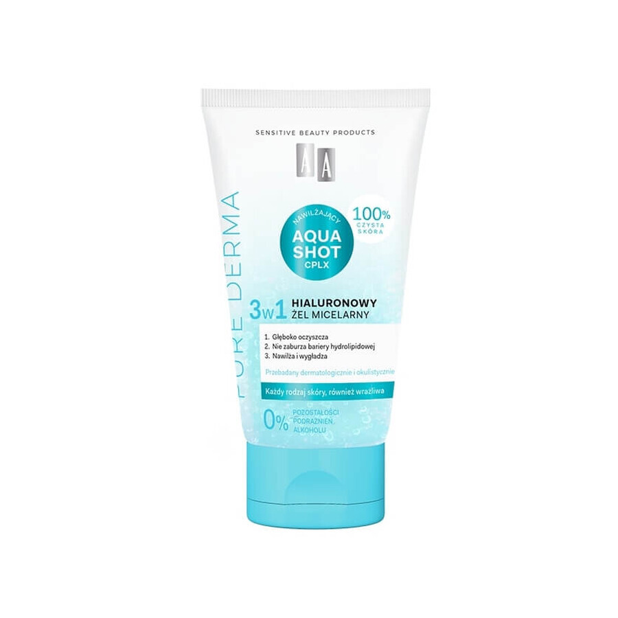 AA Pure Derma hialurónico micelar, 150 ml