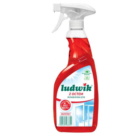 Lichid de curățat geamuri Ludwik Grapefruit, 600 ml