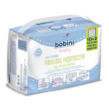 Absorbante sanitare Bobini Baby 0+ super chonic, 10 bucăți