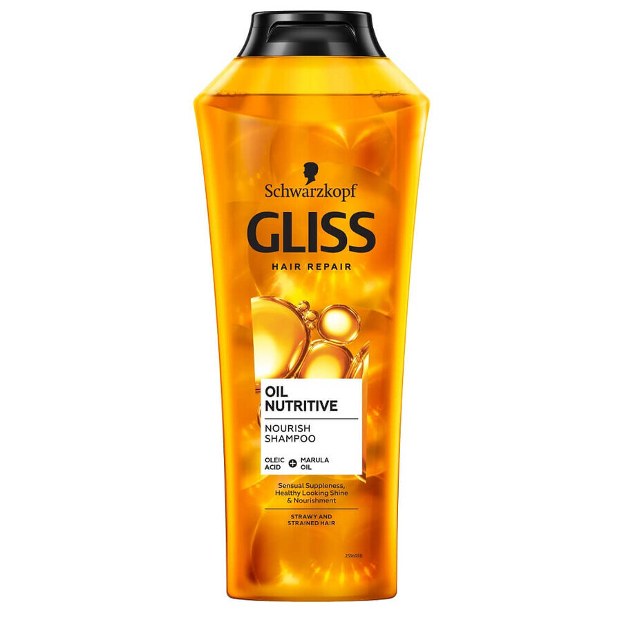 Schwarzkopf Gliss Oli Champú Nutritivo, 400ml