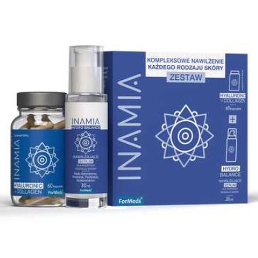 Set Inamia Hydrobalance 60 capsules + Hyaluronic Ser 30 ml