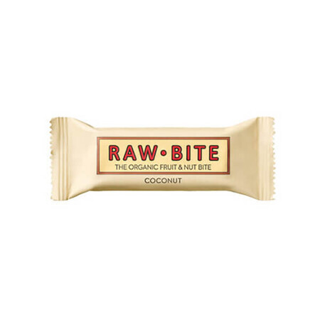 Organic fruit, nut and coconut bar, 50 g, Raw Bite