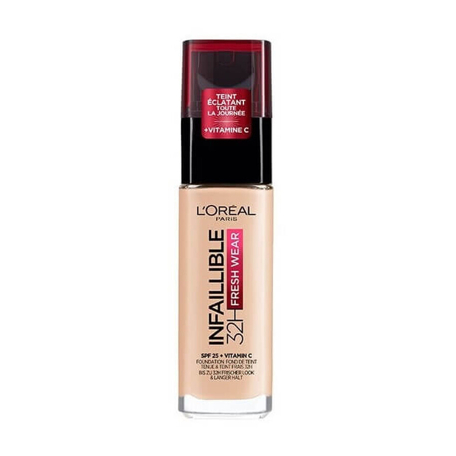 Fond de ten de lungă durată L Oreal Paris Infallible 32H 020 Ivory, 30ml