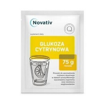 Glucoză Novativ Lemon, 75 g