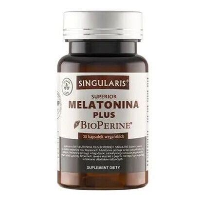 Singularis Melatonin Plus BioPerine, 30 capsule