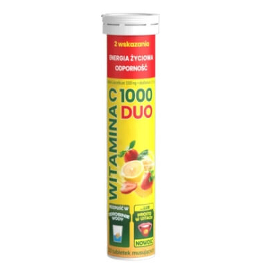 Vitamina C 1000 DUO, 20 comprimate efervescente