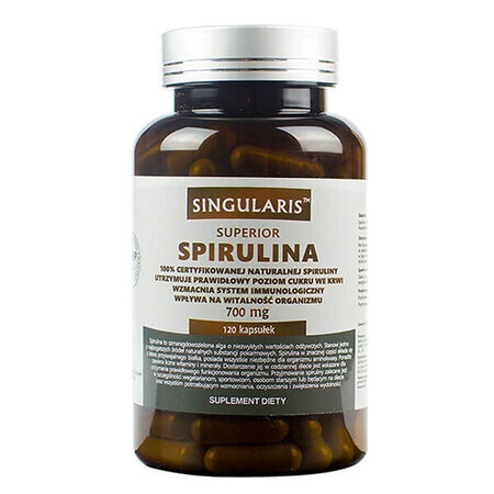 Singularis Superior, Spirulina, 120 capsule