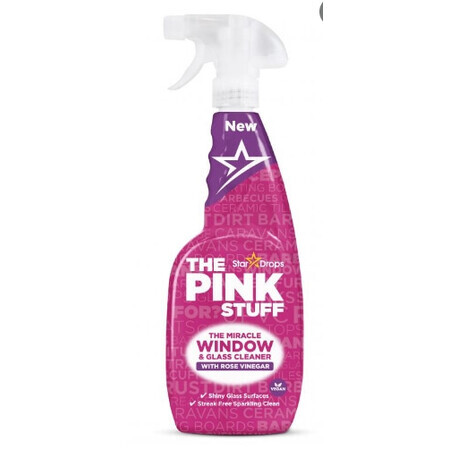 Stardrops, The Pink Stuff Glass Rose, glasreinigingsspray, 750ml