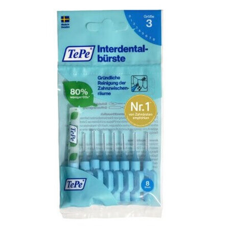 Tepe, perii interdentare de 0,6 mm, 8 buc.