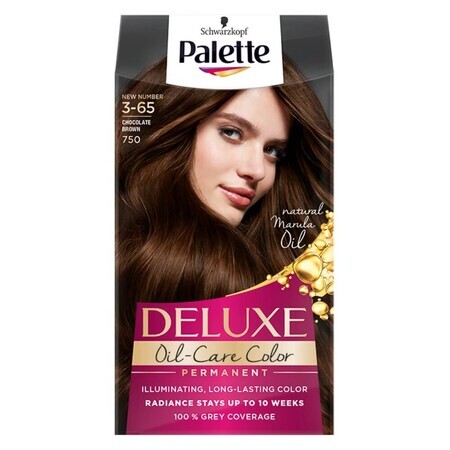 Deluxe Oil-Care Color Palette Oil-Care Color with Micro-Oil 750 (3-65) Chocolate Brz