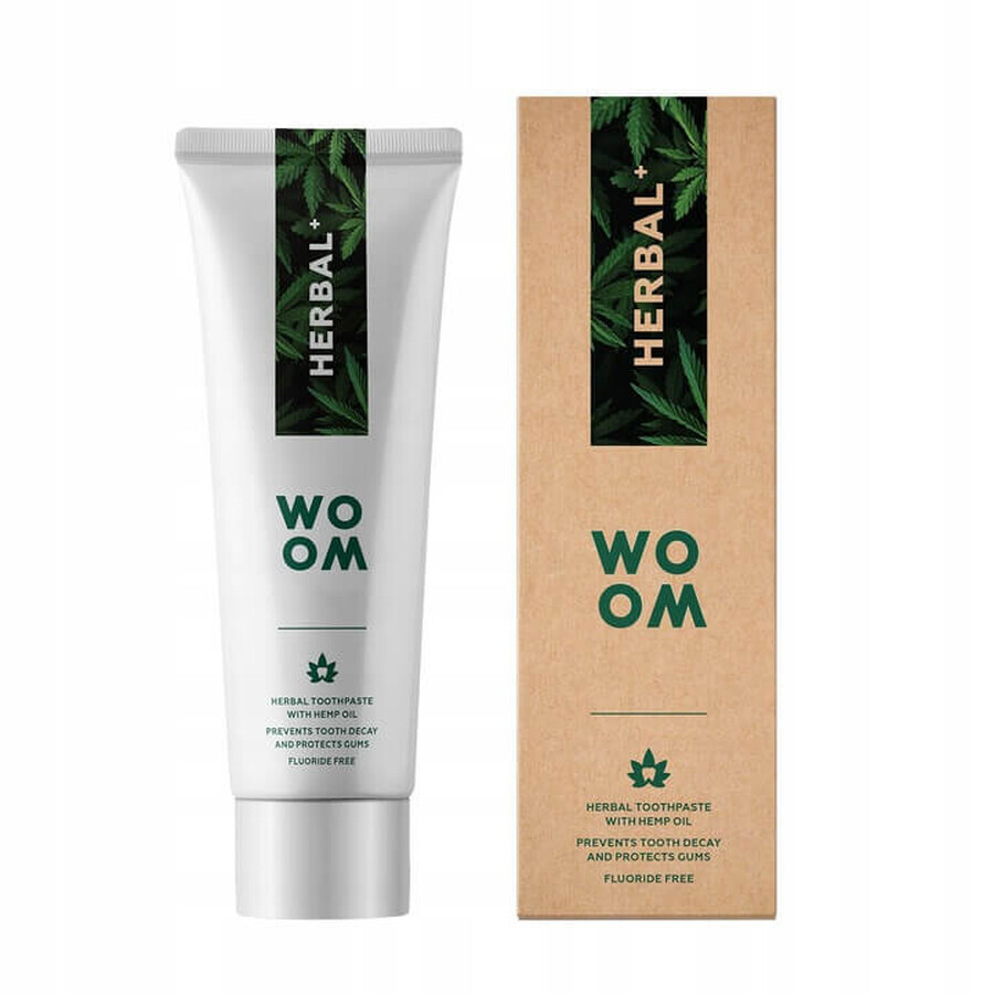 Woom Herbal+ Kruidentandpasta 75ml