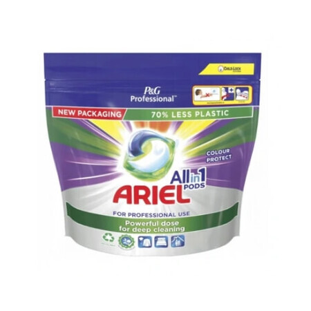 Ariel All in 1 Pods Colour Protect Colour Protect Colour Wash Capsules, 45 pièces