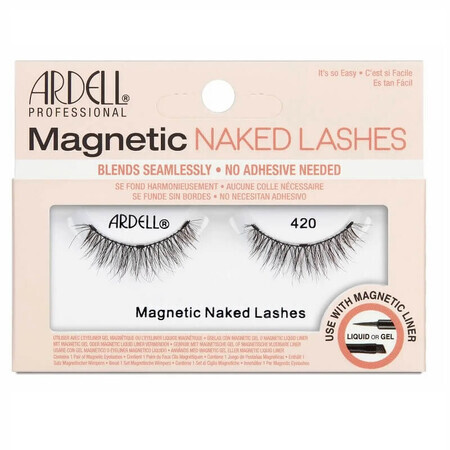 Ardell Magnetic Magnetic Naked Lashes Ciglia artificiali magnetiche 420 nero