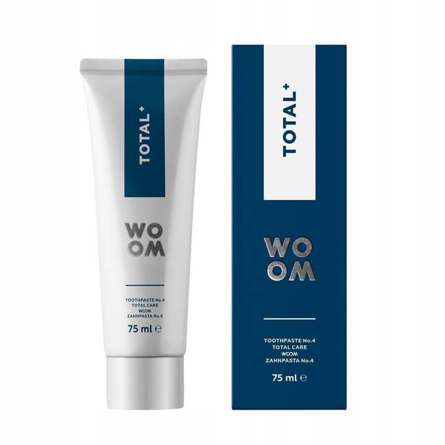 Woom Total+ pasta dentífrica reconstructora, 75ml