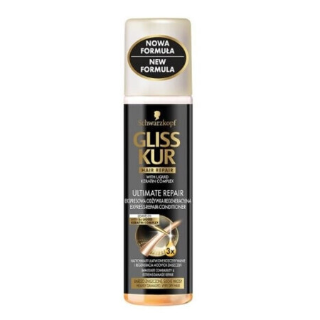 Acondicionador Gliss Kur, Ultimate Repair, Reparación exprés, 200 ml