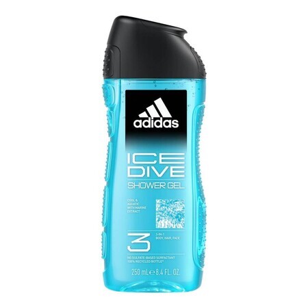 Adidas Ice Dive shower gel for men, 250ml