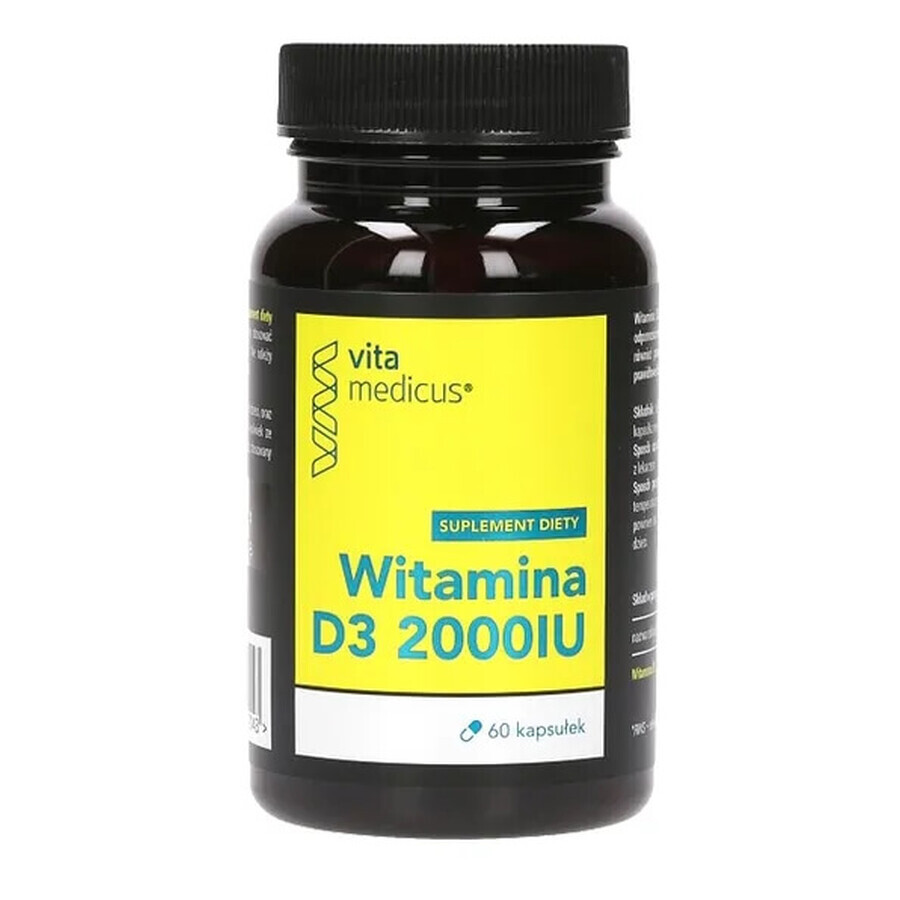 Vitamina D3 2000IU VitaMedicus 60 capsule