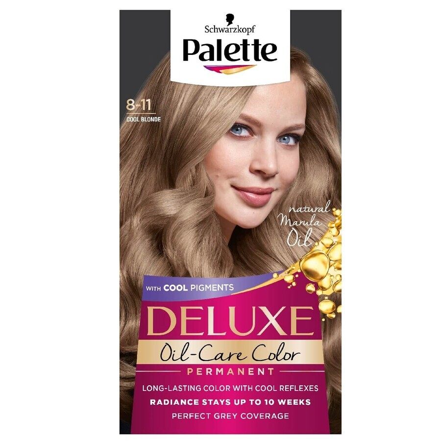 Deluxe Oil-Care Color Palette Oil-Care Color Wax Dyes with micro-oil 8-11 Cool Blonde