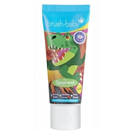 Brush-Baby Dinosaurier-Zahnpasta für Kinder ab 3 Jahren Mitowa, 50 ml