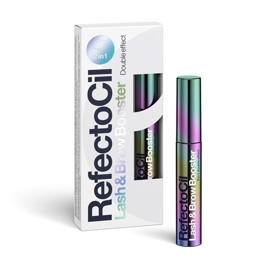 Refectocil Lash amp; Brow Booster Serum pentru creșterea sprâncenelor și a genelor, 6ml