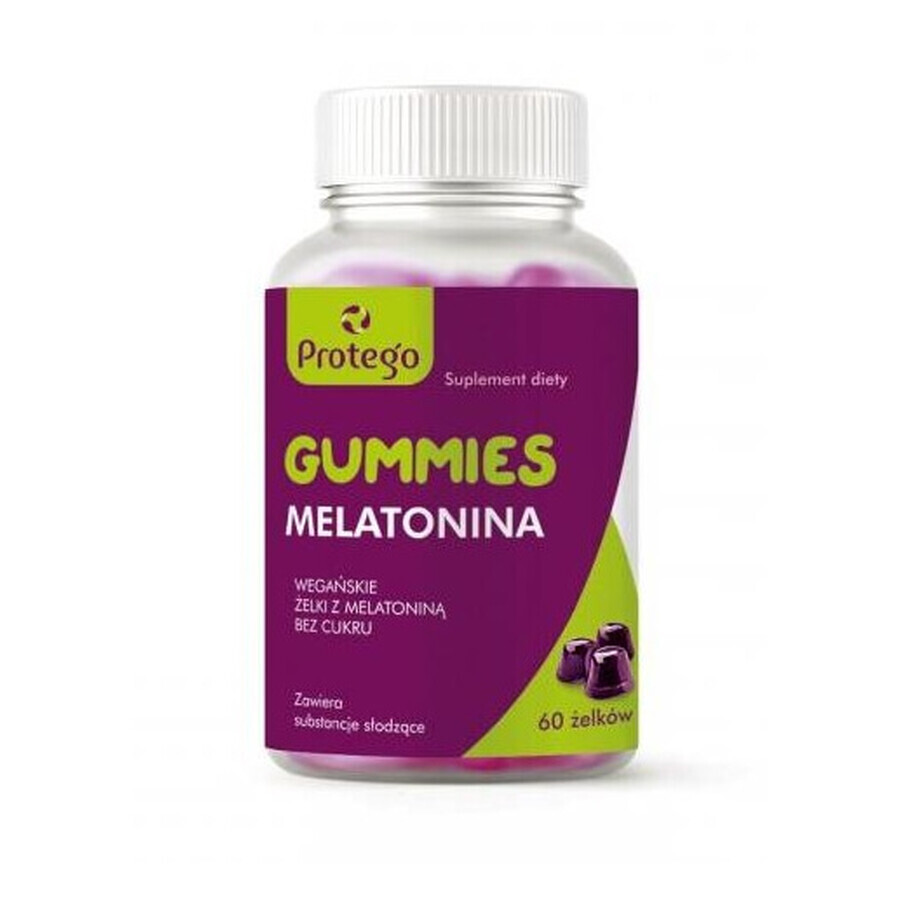 Protego Gummies Melatonin, elan, 60 pièces