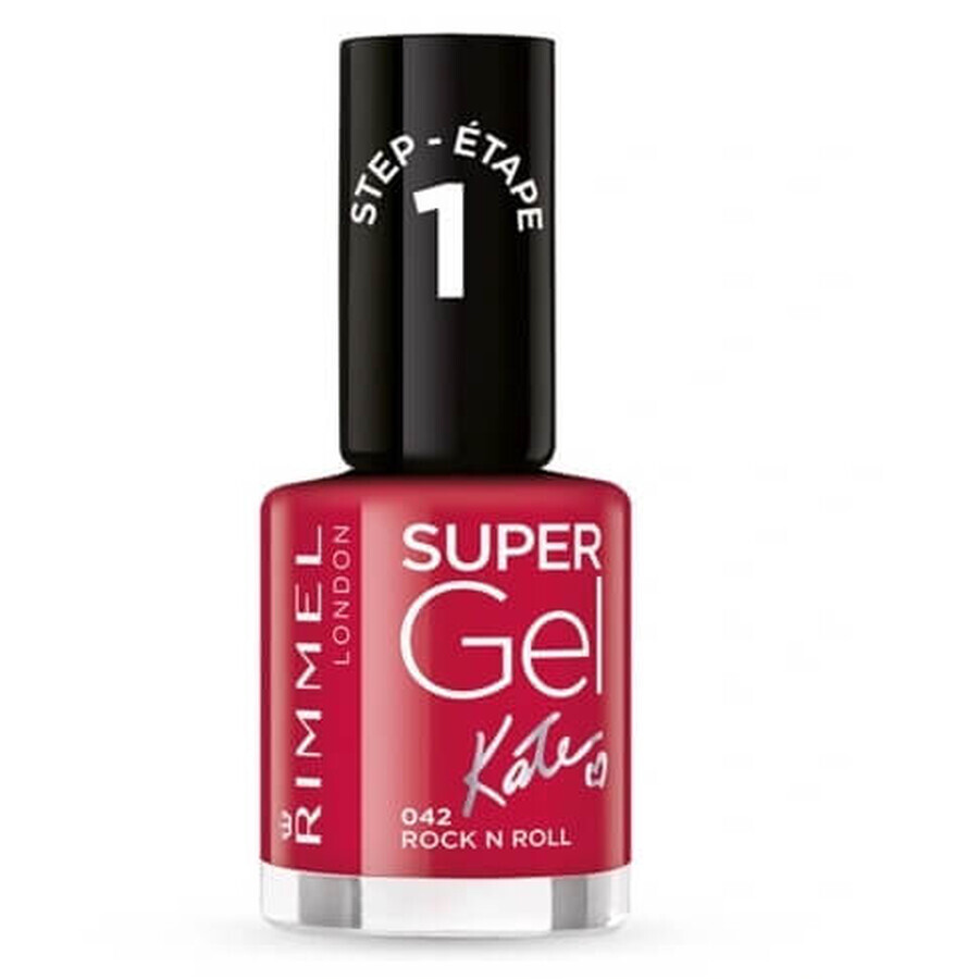 Rimmel Super Gel Nail Polish 042 Rock N Roll, 12ml