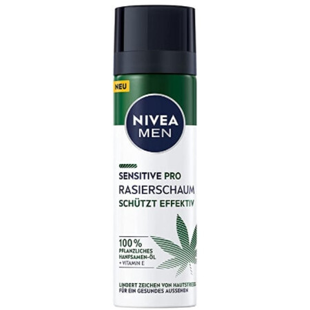 Nivea Men, Sensitive, Spumă de ras, 200ml