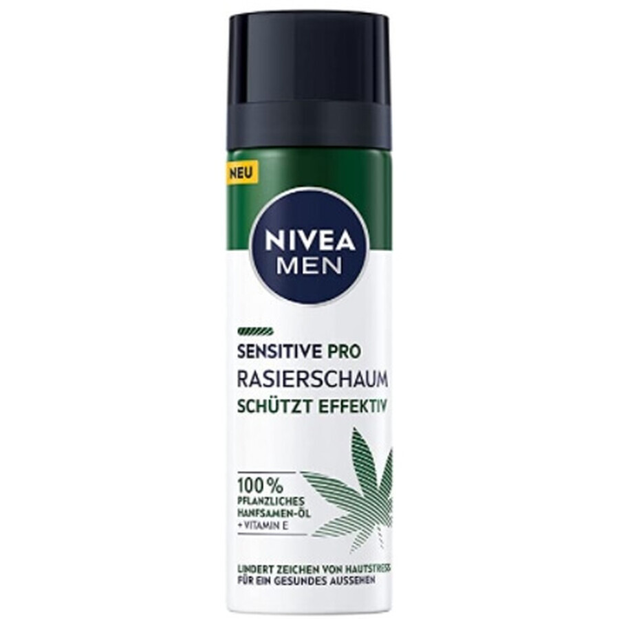 Nivea Men, Sensitive, Spumă de ras, 200ml