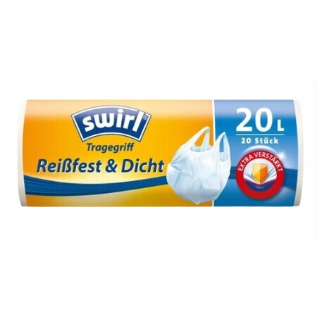 Swirl, antibacterial waste bags 20 l, 20 pieces