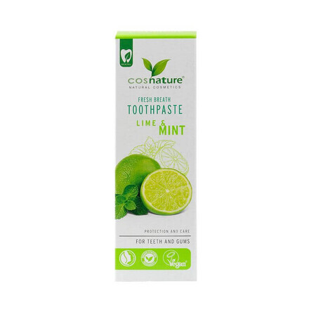 Pastă de dinți naturală Cosnature cu aromă de lime, 75ml