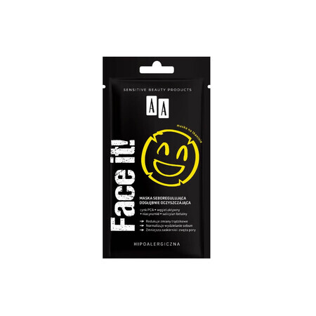 AA Face It, mască de curățare profundă pentru seboreglare, 18 ml