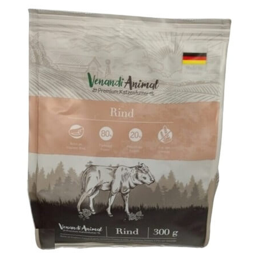 Venandi Animal, Hrană uscată, vită, 300g