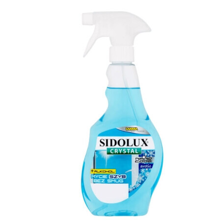 Sidolux, Detergent pentru sticlă Crystal Arctic, 500 ml