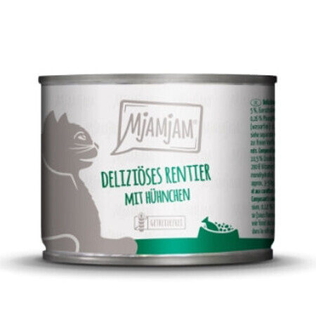 MjaMjaM, Natvoer voor katten, kip met wortels, 200g