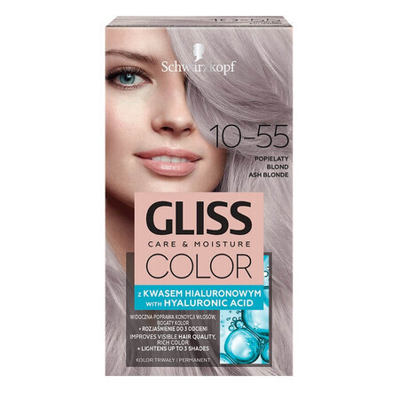 Schwarzkopf Gliss Color Cremă de colorare a părului 10-55 Ash Blonde