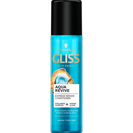 Gliss Aqua Revive Acondicionador exprés para cabello seco y normal, 200ml