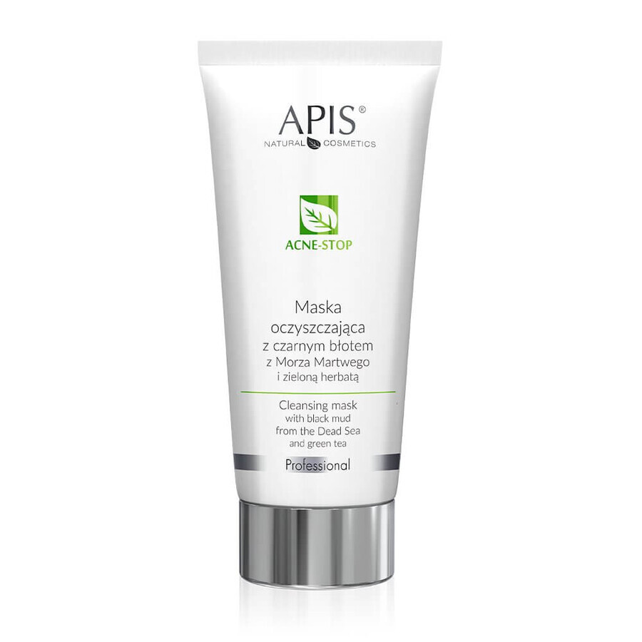 Apis Acne-Stop Mar Morto Maschera ai Botanici Neri e Tè Verde 200ml