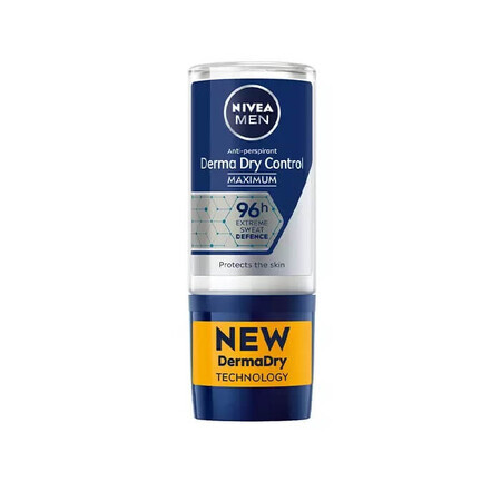 Nivea Men Derma Dry Control Antiperspirant Roll-on, 50ml