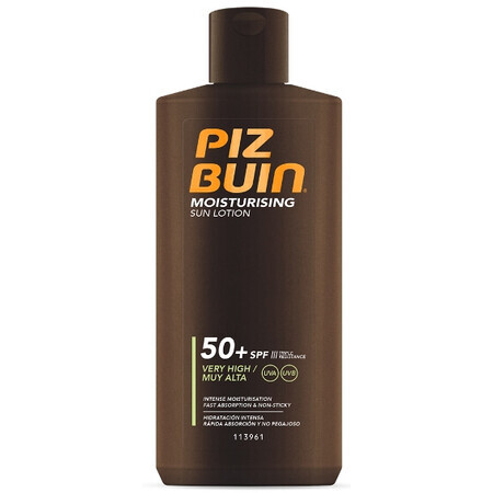 Piz Buin Lozione solare idratante SPF50, 200ml