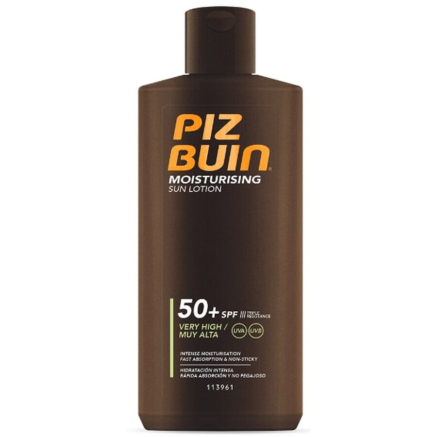 Piz Buin Lozione solare idratante SPF50, 200ml