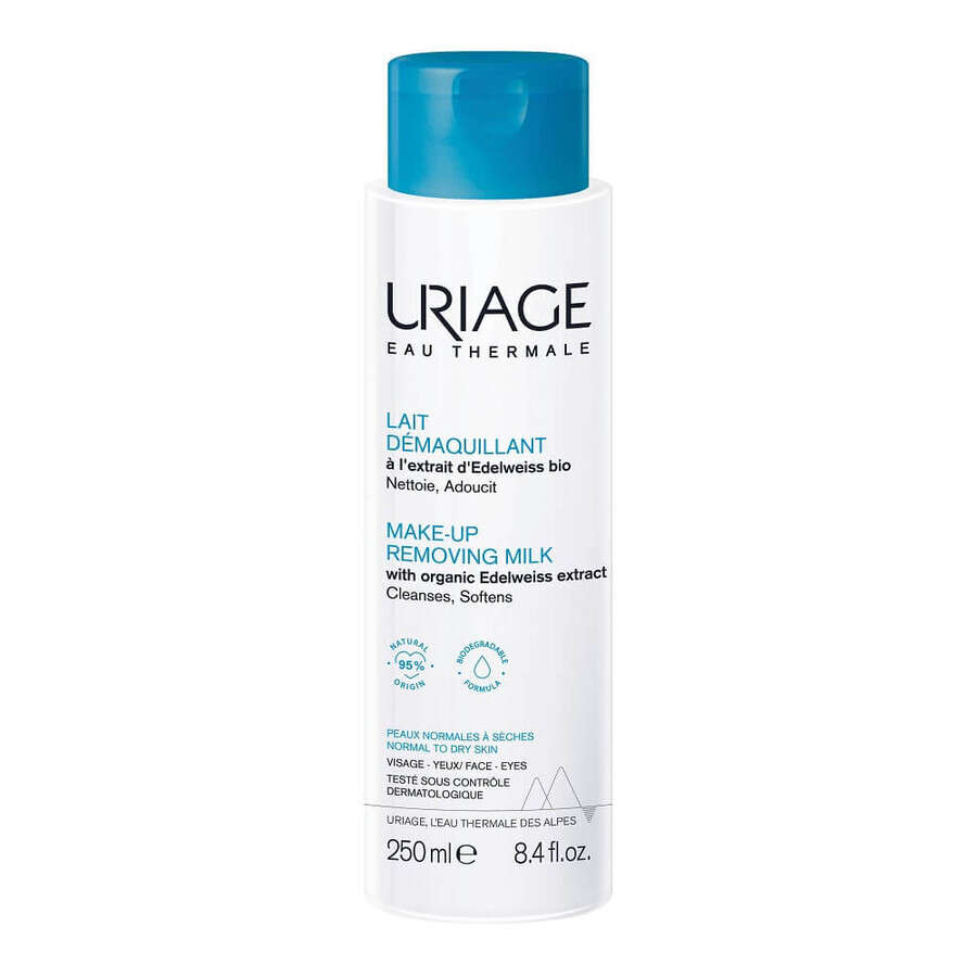 Uriage Leche Limpiadora Piel Normal a Seca, 250ml