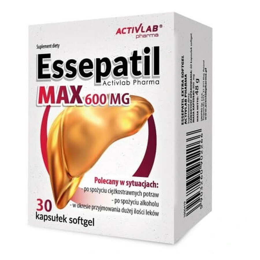 Activlab Essepatil MAX 600mg, 30 capsule