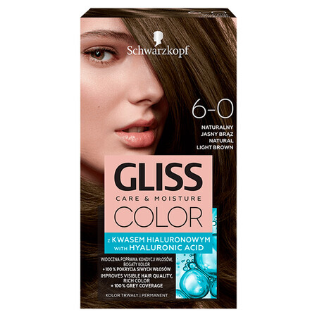 Schwarzkopf Gliss Color Wax Colour cu acid hialuronic Blond deschis natural 6-0