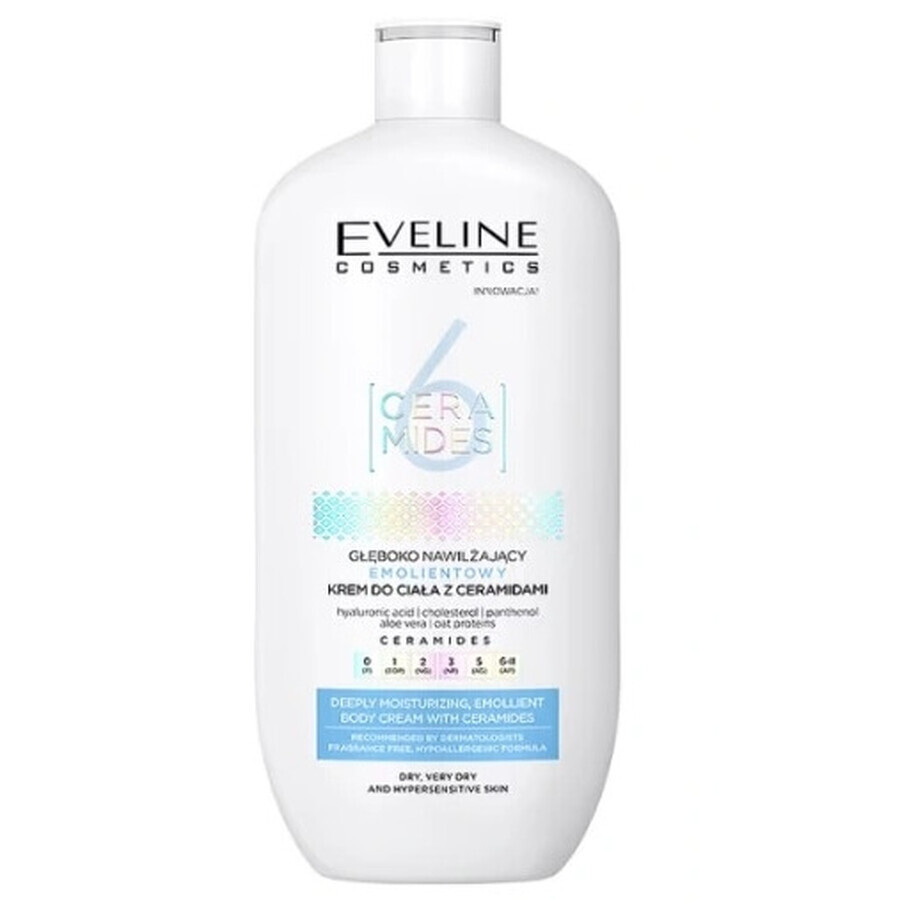 Eveline 6 Ceramidi Crema Corpo Emolliente Idratazione Profonda 350 ml