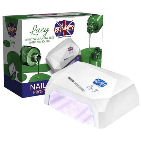 Ronney Lucy Professionele Nagellamp CCFL+LED 36W wit 1 stuk