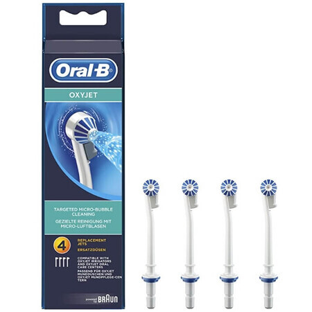 Oral-B Oxy Jet, capac pentru irigator, 4 bucăți