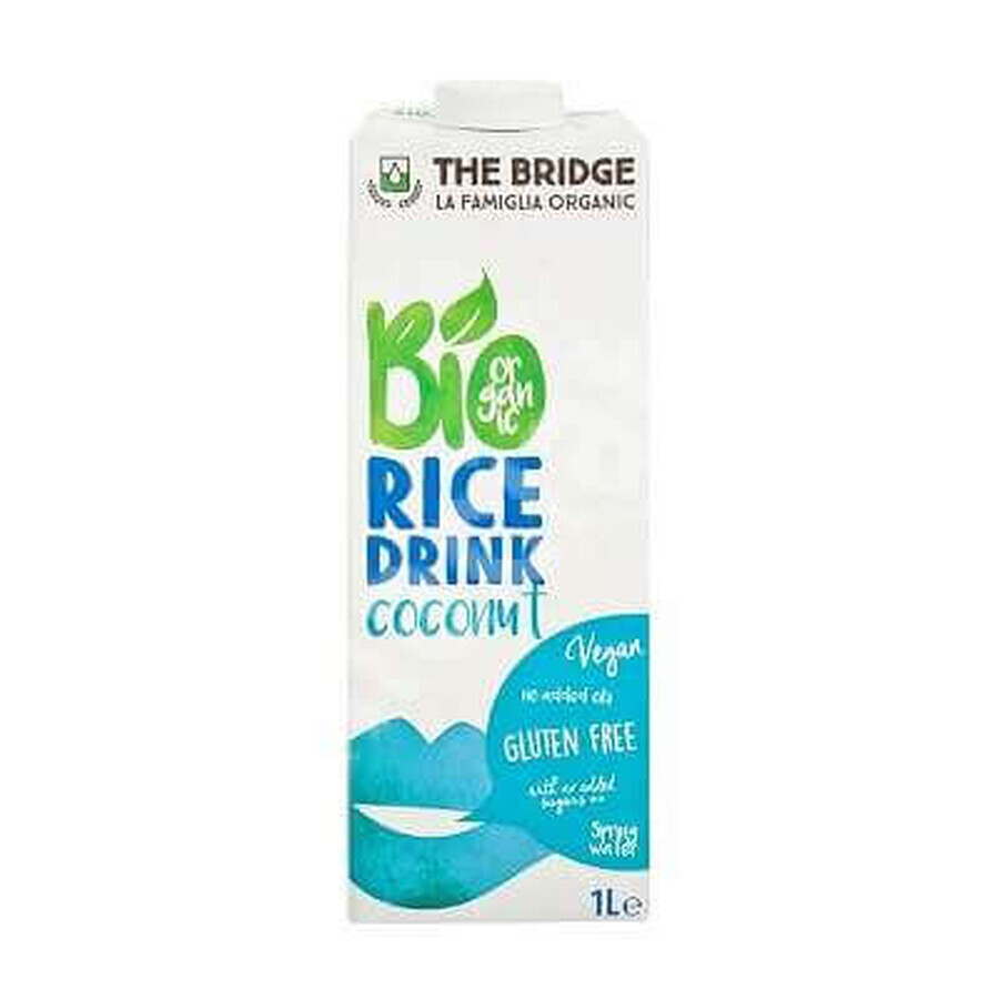 Bautura Bio din Orez cu Cocos fara gluten, 1 L, The Bridge