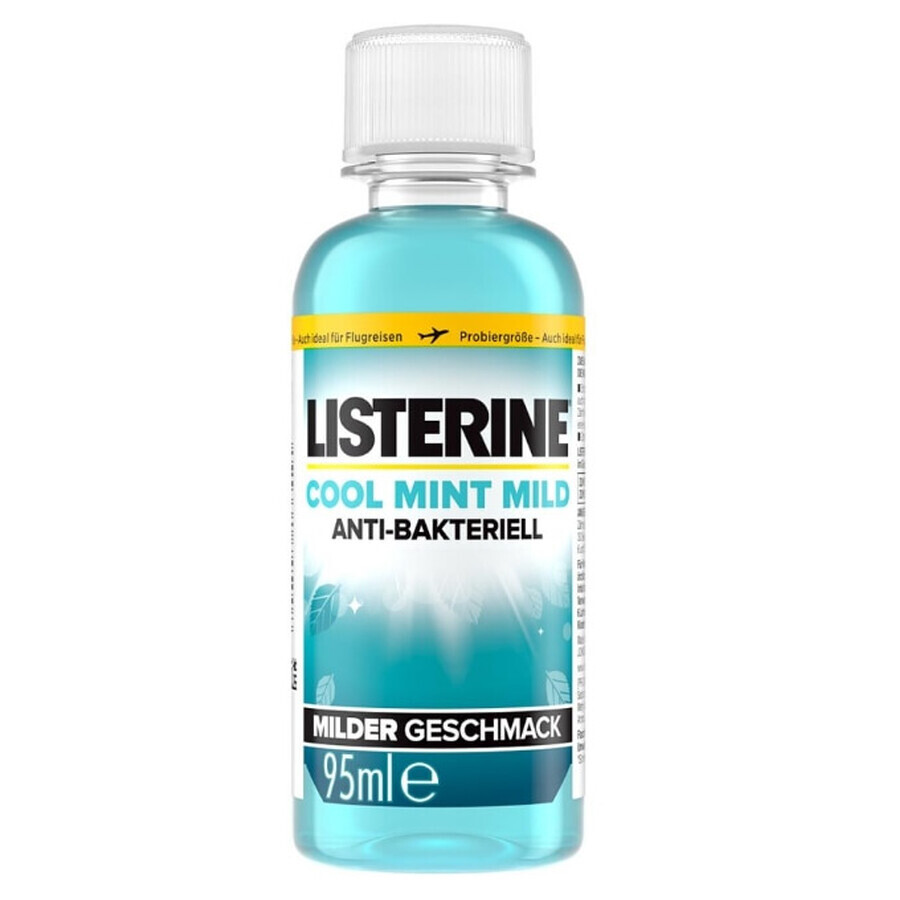 Apă de gură Listerine cu aromă de mentă rece, 95 ml