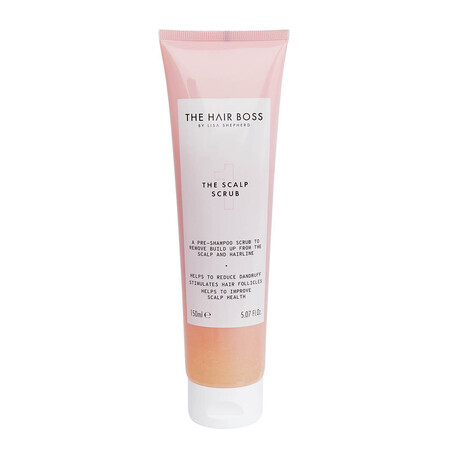 The Hair Boss The Scalp Scrub pentru curățarea scalpului și ceară, 150ml