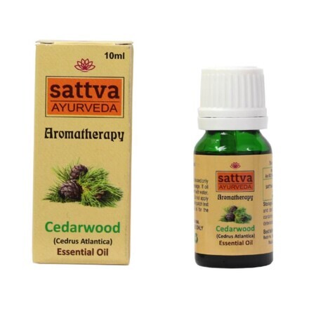 Sattva Aromatherapie Cederhout etherische olie, 10ml